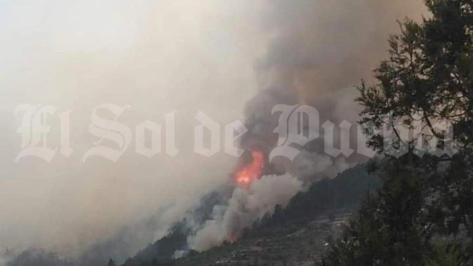 Incendio forestal en Ixtacamaxtitlan 1